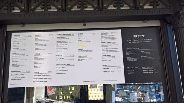 Pressed Juicery, a restaurant in West Hollywood