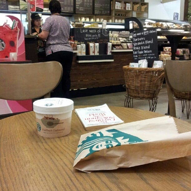 Starbucks, a local business in Seattle